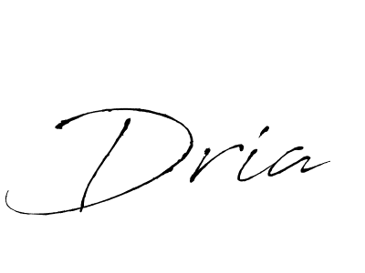 You should practise on your own different ways (Antro_Vectra) to write your name (Dria) in signature. don't let someone else do it for you. Dria signature style 6 images and pictures png