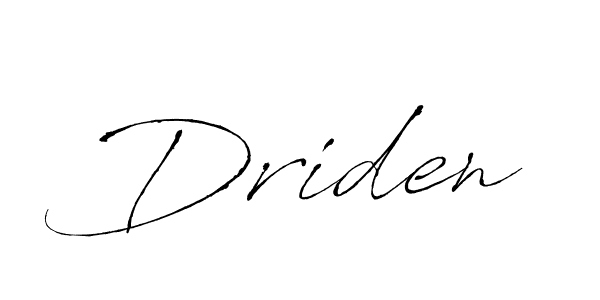 How to make Driden signature? Antro_Vectra is a professional autograph style. Create handwritten signature for Driden name. Driden signature style 6 images and pictures png