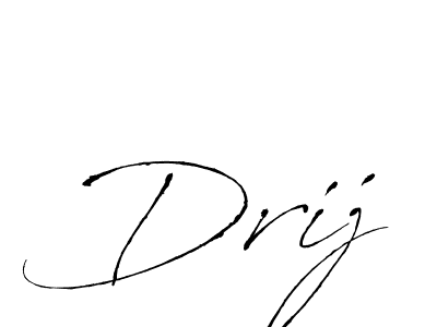 Make a short Drij signature style. Manage your documents anywhere anytime using Antro_Vectra. Create and add eSignatures, submit forms, share and send files easily. Drij signature style 6 images and pictures png