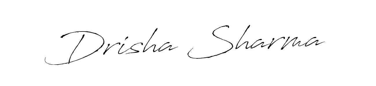 Drisha Sharma stylish signature style. Best Handwritten Sign (Antro_Vectra) for my name. Handwritten Signature Collection Ideas for my name Drisha Sharma. Drisha Sharma signature style 6 images and pictures png