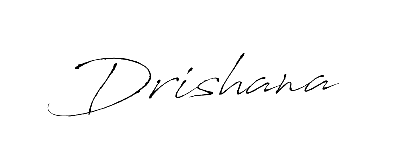 Drishana stylish signature style. Best Handwritten Sign (Antro_Vectra) for my name. Handwritten Signature Collection Ideas for my name Drishana. Drishana signature style 6 images and pictures png