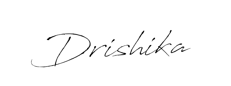 It looks lik you need a new signature style for name Drishika. Design unique handwritten (Antro_Vectra) signature with our free signature maker in just a few clicks. Drishika signature style 6 images and pictures png