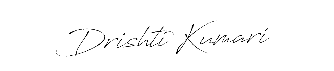 Antro_Vectra is a professional signature style that is perfect for those who want to add a touch of class to their signature. It is also a great choice for those who want to make their signature more unique. Get Drishti Kumari name to fancy signature for free. Drishti Kumari signature style 6 images and pictures png