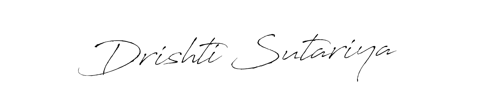 Make a beautiful signature design for name Drishti Sutariya. Use this online signature maker to create a handwritten signature for free. Drishti Sutariya signature style 6 images and pictures png