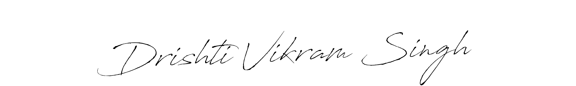 How to make Drishti Vikram Singh signature? Antro_Vectra is a professional autograph style. Create handwritten signature for Drishti Vikram Singh name. Drishti Vikram Singh signature style 6 images and pictures png