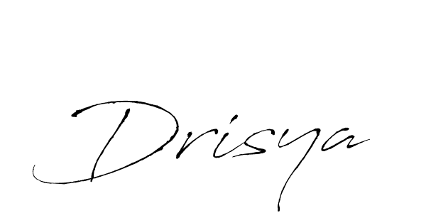 Create a beautiful signature design for name Drisya. With this signature (Antro_Vectra) fonts, you can make a handwritten signature for free. Drisya signature style 6 images and pictures png