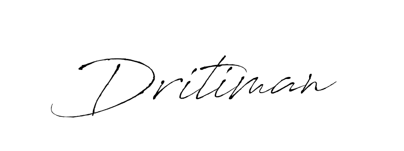 Make a beautiful signature design for name Dritiman. With this signature (Antro_Vectra) style, you can create a handwritten signature for free. Dritiman signature style 6 images and pictures png