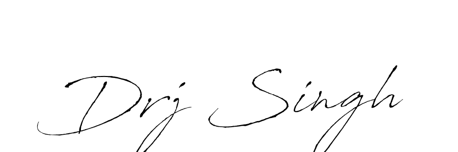 How to make Drj Singh signature? Antro_Vectra is a professional autograph style. Create handwritten signature for Drj Singh name. Drj Singh signature style 6 images and pictures png