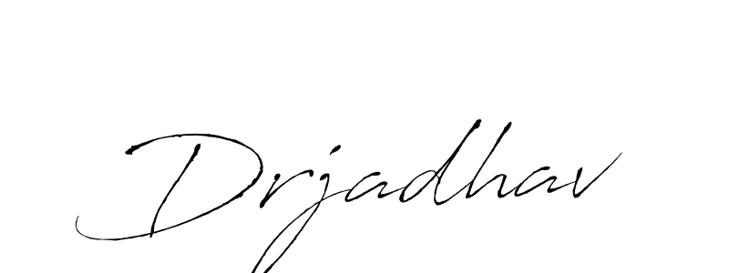 Use a signature maker to create a handwritten signature online. With this signature software, you can design (Antro_Vectra) your own signature for name Drjadhav. Drjadhav signature style 6 images and pictures png