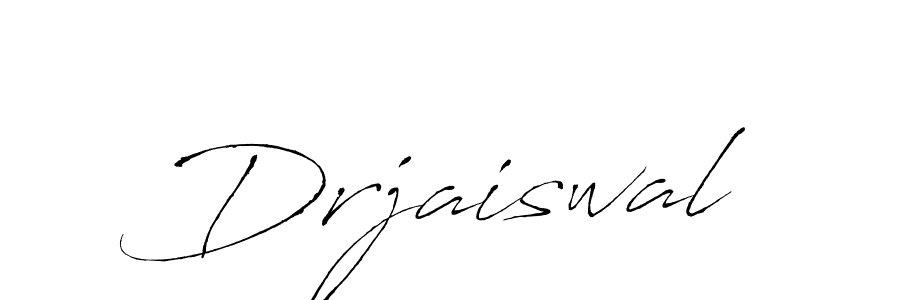 How to make Drjaiswal signature? Antro_Vectra is a professional autograph style. Create handwritten signature for Drjaiswal name. Drjaiswal signature style 6 images and pictures png