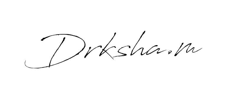 How to Draw Drksha.m signature style? Antro_Vectra is a latest design signature styles for name Drksha.m. Drksha.m signature style 6 images and pictures png
