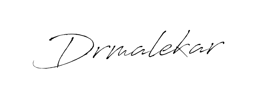 Make a beautiful signature design for name Drmalekar. With this signature (Antro_Vectra) style, you can create a handwritten signature for free. Drmalekar signature style 6 images and pictures png