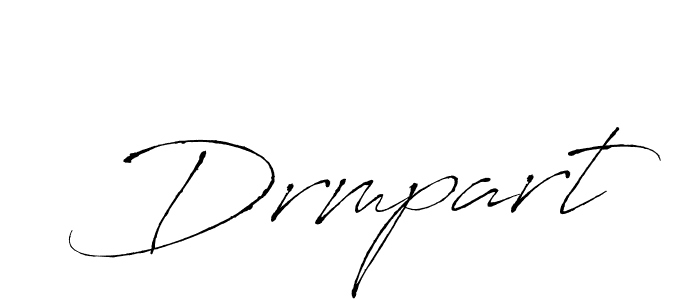 How to make Drmpart signature? Antro_Vectra is a professional autograph style. Create handwritten signature for Drmpart name. Drmpart signature style 6 images and pictures png