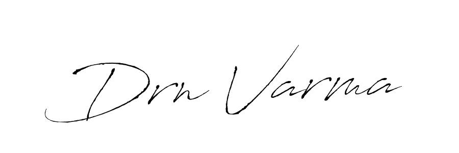 Design your own signature with our free online signature maker. With this signature software, you can create a handwritten (Antro_Vectra) signature for name Drn Varma. Drn Varma signature style 6 images and pictures png