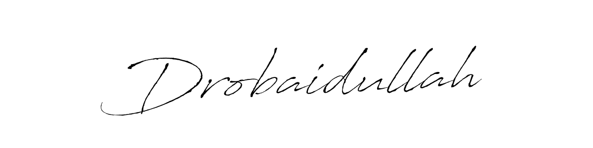 Use a signature maker to create a handwritten signature online. With this signature software, you can design (Antro_Vectra) your own signature for name Drobaidullah. Drobaidullah signature style 6 images and pictures png
