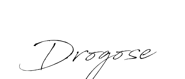 Antro_Vectra is a professional signature style that is perfect for those who want to add a touch of class to their signature. It is also a great choice for those who want to make their signature more unique. Get Drogose name to fancy signature for free. Drogose signature style 6 images and pictures png