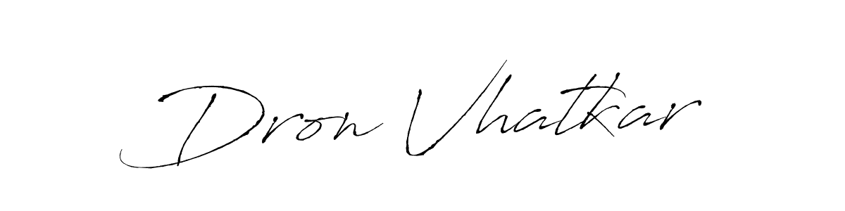 Use a signature maker to create a handwritten signature online. With this signature software, you can design (Antro_Vectra) your own signature for name Dron Vhatkar. Dron Vhatkar signature style 6 images and pictures png