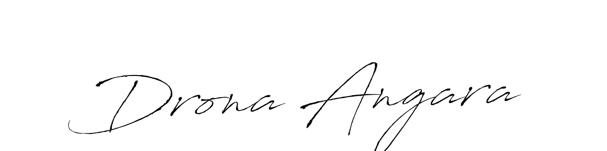 Make a beautiful signature design for name Drona Angara. Use this online signature maker to create a handwritten signature for free. Drona Angara signature style 6 images and pictures png