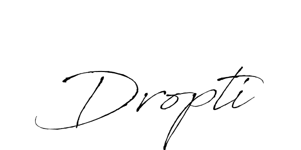 Dropti stylish signature style. Best Handwritten Sign (Antro_Vectra) for my name. Handwritten Signature Collection Ideas for my name Dropti. Dropti signature style 6 images and pictures png