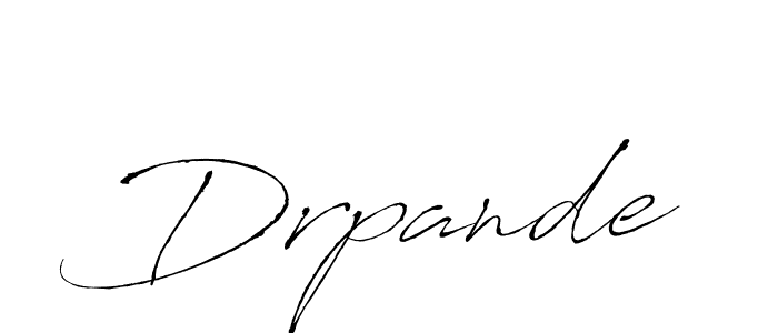 How to Draw Drpande signature style? Antro_Vectra is a latest design signature styles for name Drpande. Drpande signature style 6 images and pictures png