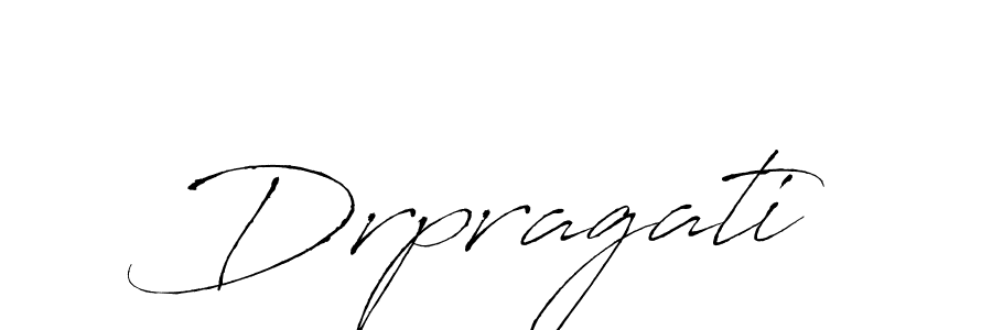 Also we have Drpragati name is the best signature style. Create professional handwritten signature collection using Antro_Vectra autograph style. Drpragati signature style 6 images and pictures png