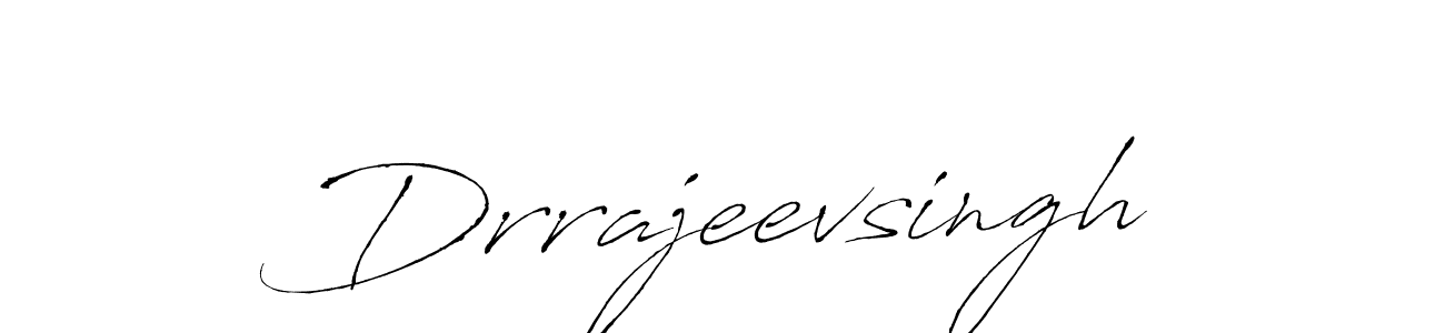 Antro_Vectra is a professional signature style that is perfect for those who want to add a touch of class to their signature. It is also a great choice for those who want to make their signature more unique. Get Drrajeevsingh name to fancy signature for free. Drrajeevsingh signature style 6 images and pictures png