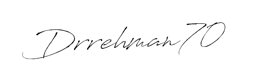 The best way (Antro_Vectra) to make a short signature is to pick only two or three words in your name. The name Drrehman70 include a total of six letters. For converting this name. Drrehman70 signature style 6 images and pictures png