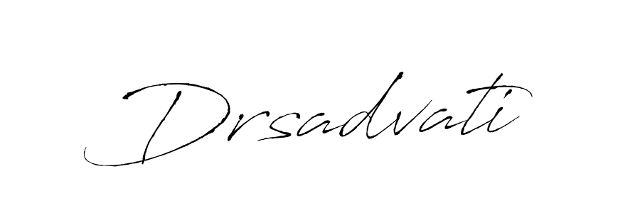 if you are searching for the best signature style for your name Drsadvati. so please give up your signature search. here we have designed multiple signature styles  using Antro_Vectra. Drsadvati signature style 6 images and pictures png