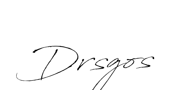 Design your own signature with our free online signature maker. With this signature software, you can create a handwritten (Antro_Vectra) signature for name Drsgos. Drsgos signature style 6 images and pictures png