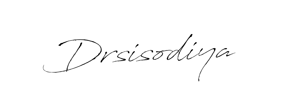 Make a beautiful signature design for name Drsisodiya. With this signature (Antro_Vectra) style, you can create a handwritten signature for free. Drsisodiya signature style 6 images and pictures png