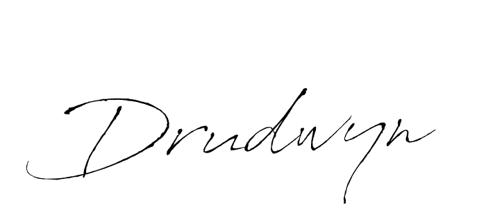 Design your own signature with our free online signature maker. With this signature software, you can create a handwritten (Antro_Vectra) signature for name Drudwyn. Drudwyn signature style 6 images and pictures png