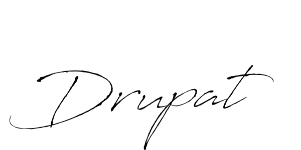 Antro_Vectra is a professional signature style that is perfect for those who want to add a touch of class to their signature. It is also a great choice for those who want to make their signature more unique. Get Drupat name to fancy signature for free. Drupat signature style 6 images and pictures png