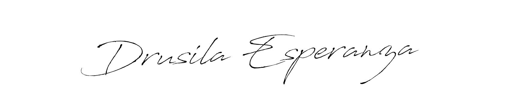 Best and Professional Signature Style for Drusila Esperanza. Antro_Vectra Best Signature Style Collection. Drusila Esperanza signature style 6 images and pictures png