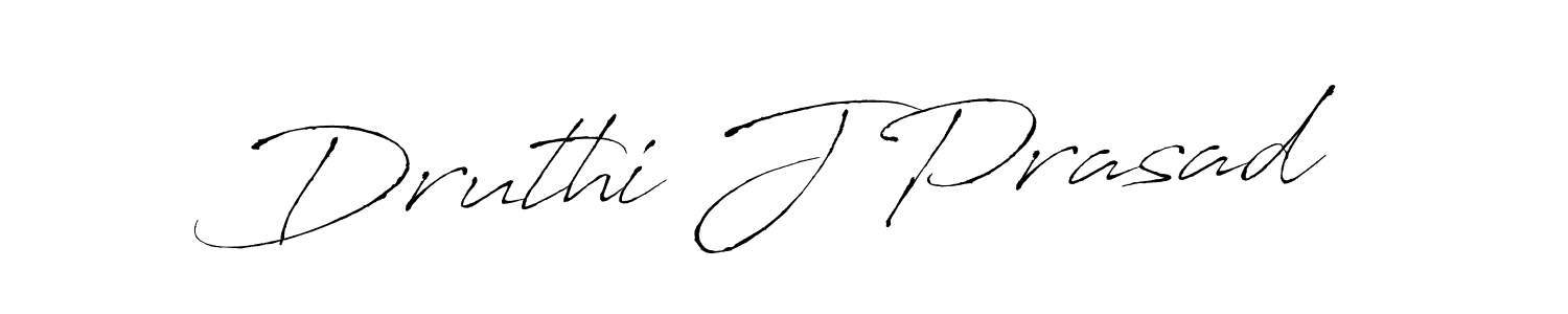 The best way (Antro_Vectra) to make a short signature is to pick only two or three words in your name. The name Druthi J Prasad include a total of six letters. For converting this name. Druthi J Prasad signature style 6 images and pictures png