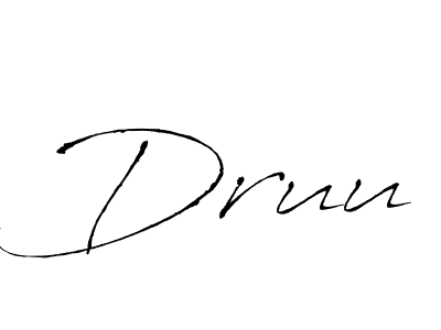 Once you've used our free online signature maker to create your best signature Antro_Vectra style, it's time to enjoy all of the benefits that Druu name signing documents. Druu signature style 6 images and pictures png