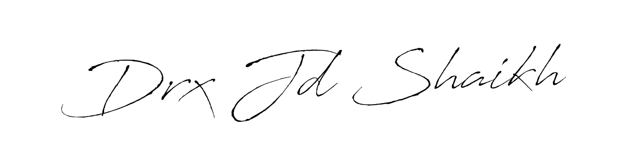 You should practise on your own different ways (Antro_Vectra) to write your name (Drx Jd Shaikh) in signature. don't let someone else do it for you. Drx Jd Shaikh signature style 6 images and pictures png