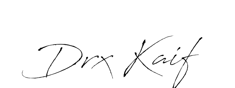 Also You can easily find your signature by using the search form. We will create Drx Kaif name handwritten signature images for you free of cost using Antro_Vectra sign style. Drx Kaif signature style 6 images and pictures png