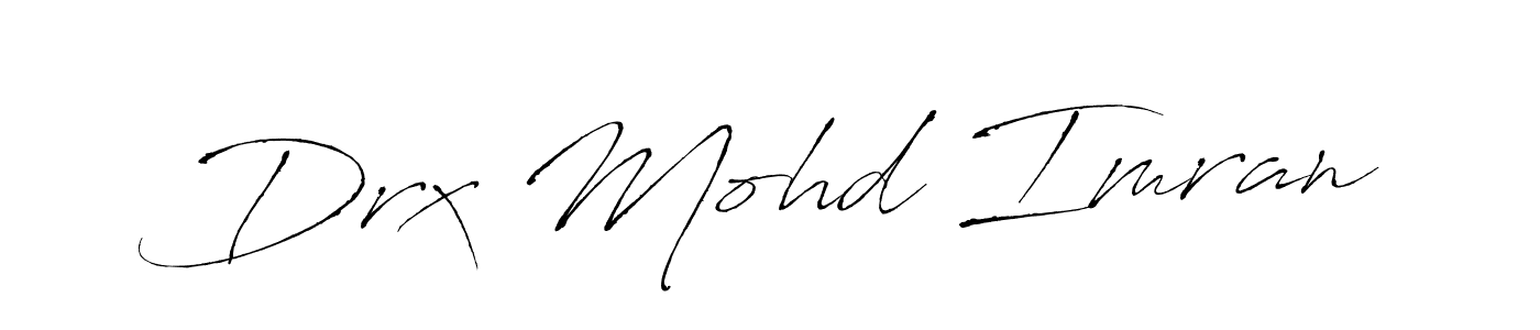 Also You can easily find your signature by using the search form. We will create Drx Mohd Imran name handwritten signature images for you free of cost using Antro_Vectra sign style. Drx Mohd Imran signature style 6 images and pictures png