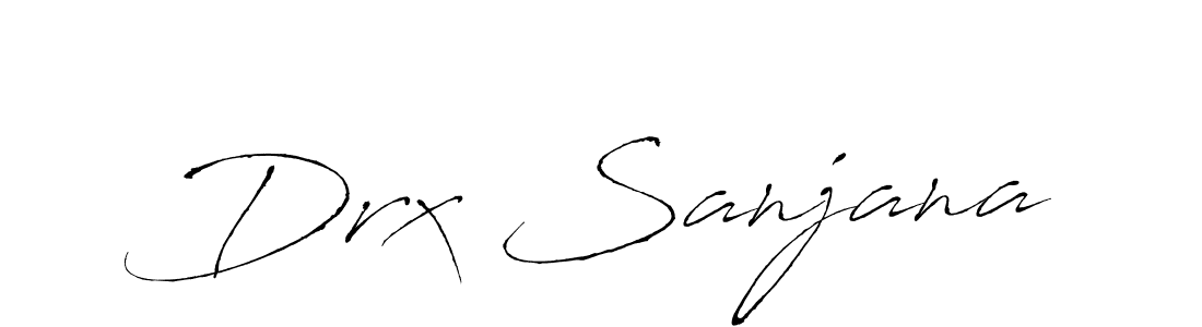 Also we have Drx Sanjana name is the best signature style. Create professional handwritten signature collection using Antro_Vectra autograph style. Drx Sanjana signature style 6 images and pictures png