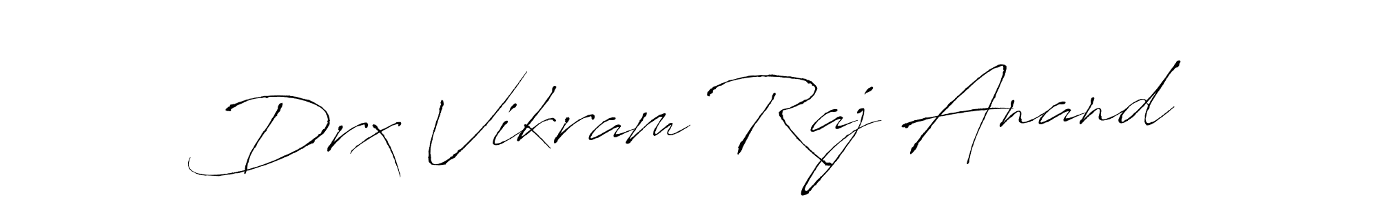 How to make Drx Vikram Raj Anand signature? Antro_Vectra is a professional autograph style. Create handwritten signature for Drx Vikram Raj Anand name. Drx Vikram Raj Anand signature style 6 images and pictures png
