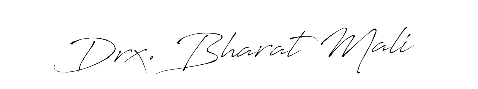 Design your own signature with our free online signature maker. With this signature software, you can create a handwritten (Antro_Vectra) signature for name Drx. Bharat Mali. Drx. Bharat Mali signature style 6 images and pictures png