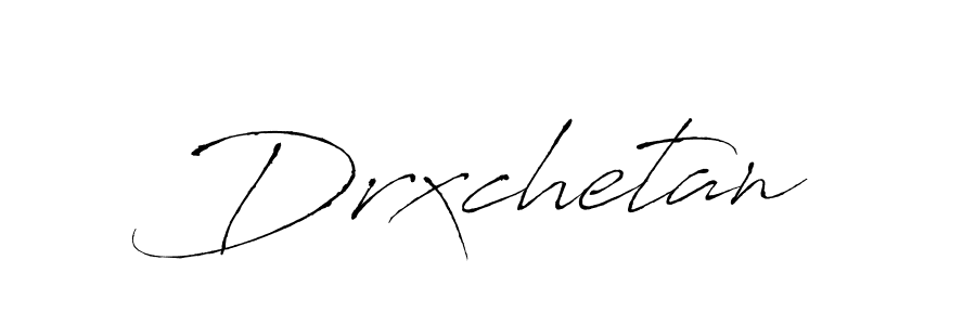 Make a beautiful signature design for name Drxchetan. With this signature (Antro_Vectra) style, you can create a handwritten signature for free. Drxchetan signature style 6 images and pictures png
