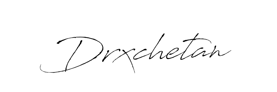 Make a beautiful signature design for name Drxchetan. With this signature (Antro_Vectra) style, you can create a handwritten signature for free. Drxchetan signature style 6 images and pictures png