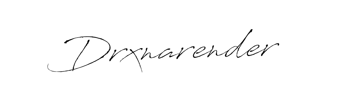 Make a beautiful signature design for name Drxnarender. With this signature (Antro_Vectra) style, you can create a handwritten signature for free. Drxnarender signature style 6 images and pictures png