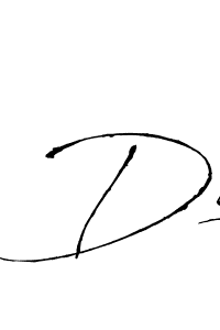 How to Draw Ds signature style? Antro_Vectra is a latest design signature styles for name Ds. Ds signature style 6 images and pictures png