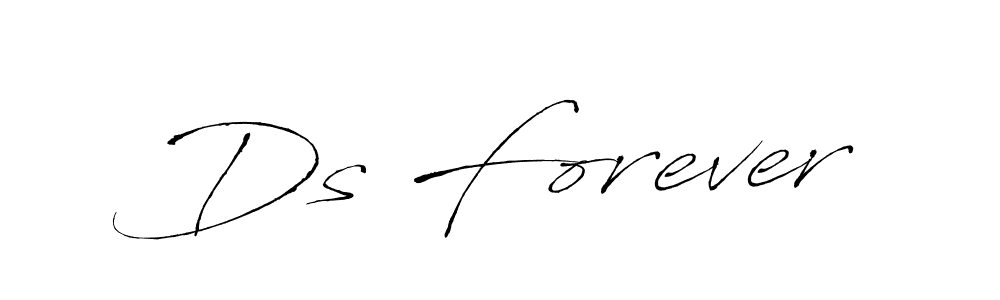 Ds Forever stylish signature style. Best Handwritten Sign (Antro_Vectra) for my name. Handwritten Signature Collection Ideas for my name Ds Forever. Ds Forever signature style 6 images and pictures png