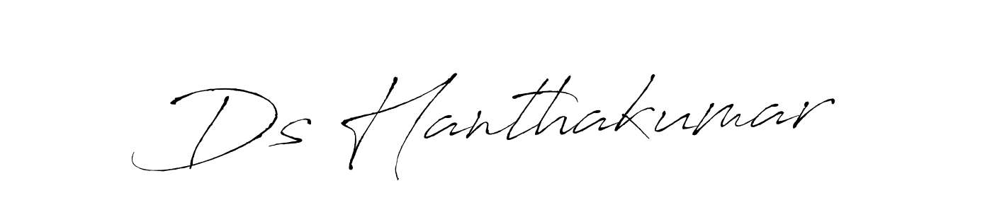 Make a beautiful signature design for name Ds Hanthakumar. Use this online signature maker to create a handwritten signature for free. Ds Hanthakumar signature style 6 images and pictures png