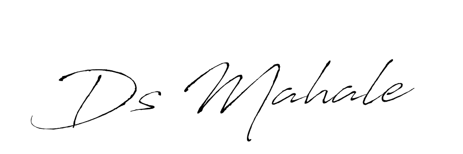 Similarly Antro_Vectra is the best handwritten signature design. Signature creator online .You can use it as an online autograph creator for name Ds Mahale. Ds Mahale signature style 6 images and pictures png