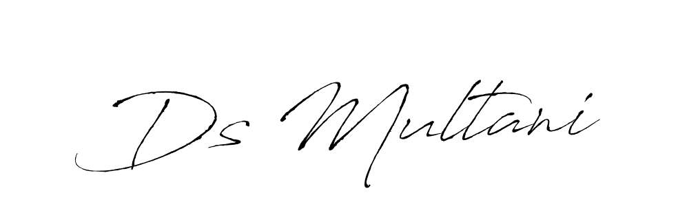 This is the best signature style for the Ds Multani name. Also you like these signature font (Antro_Vectra). Mix name signature. Ds Multani signature style 6 images and pictures png