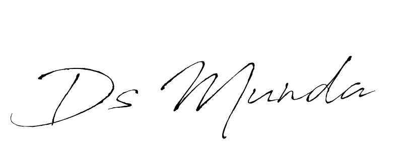 Antro_Vectra is a professional signature style that is perfect for those who want to add a touch of class to their signature. It is also a great choice for those who want to make their signature more unique. Get Ds Munda name to fancy signature for free. Ds Munda signature style 6 images and pictures png